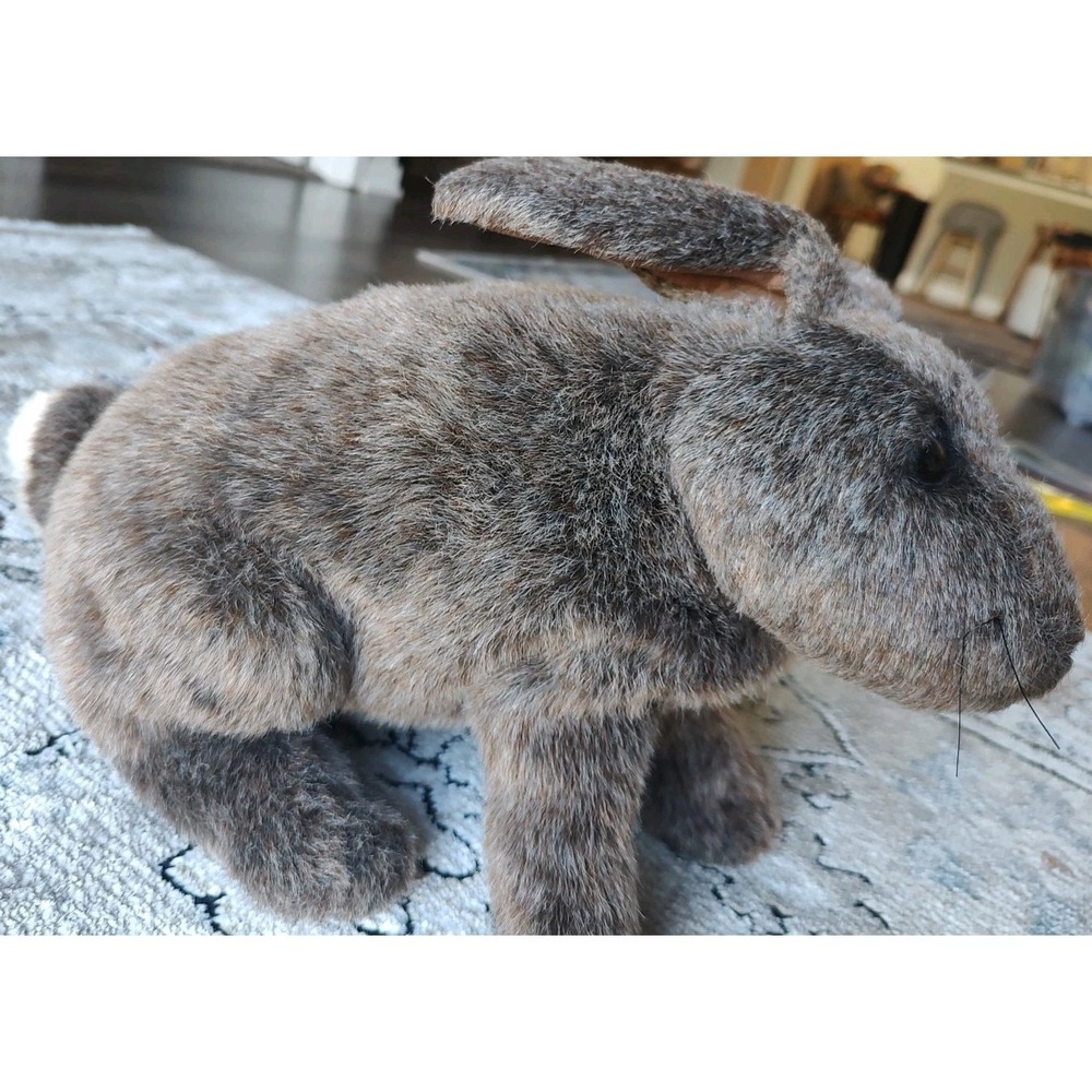 Lou Rankin Bunny Rabbit Stuffed Animal Plush Toy Dakin Hare 14" Floppy Ears
